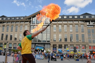 Gentse Feesten: a festival of street theater, art and concerts in Ghent